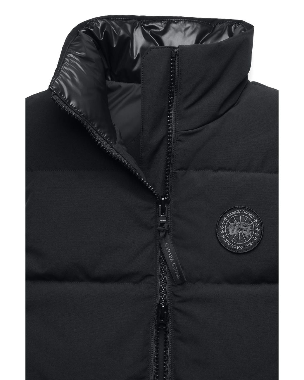 Canada Goose Black Grandview Cropped Vest Disc