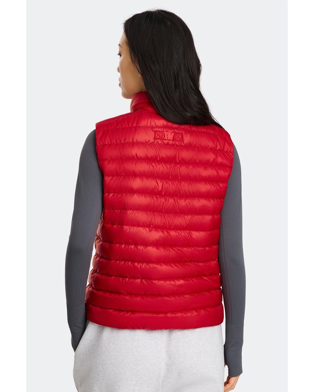 Canada Goose Red Aethera Vest Tonal Disc