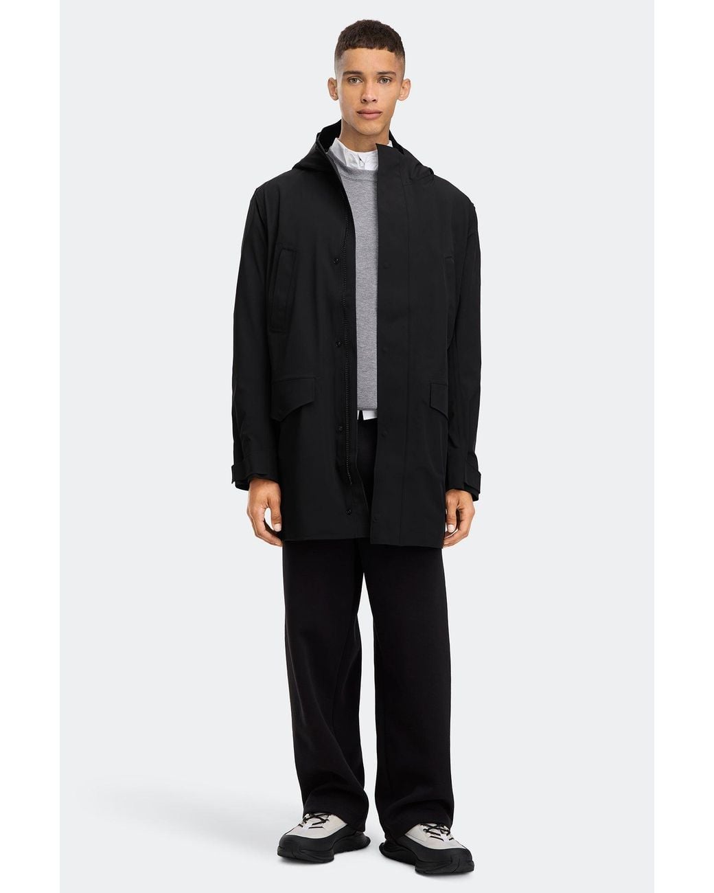 Canada Goose Black Barclay Rain Jacket for men