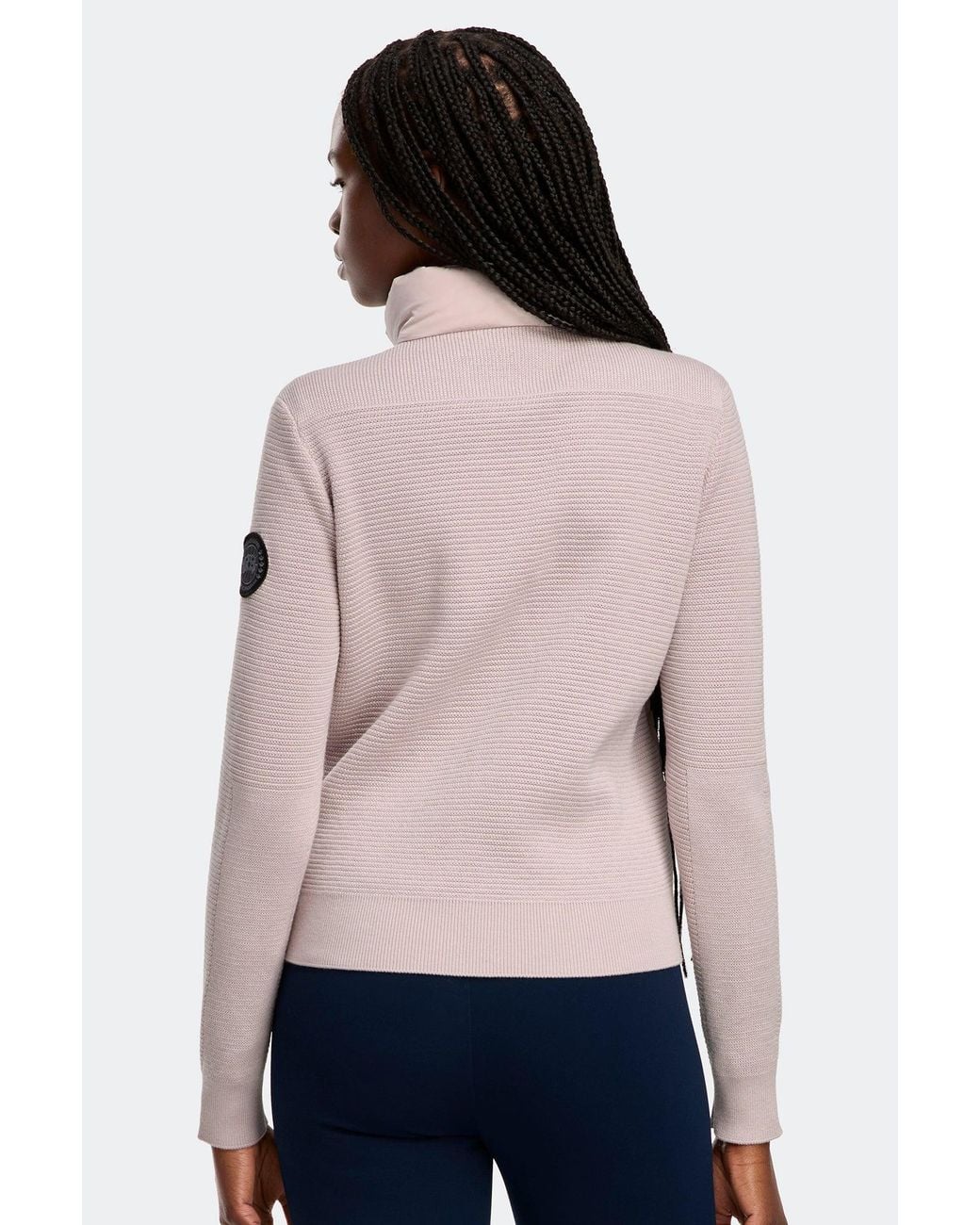 Canada Goose Blue Hybridge Knit Jacket Disc