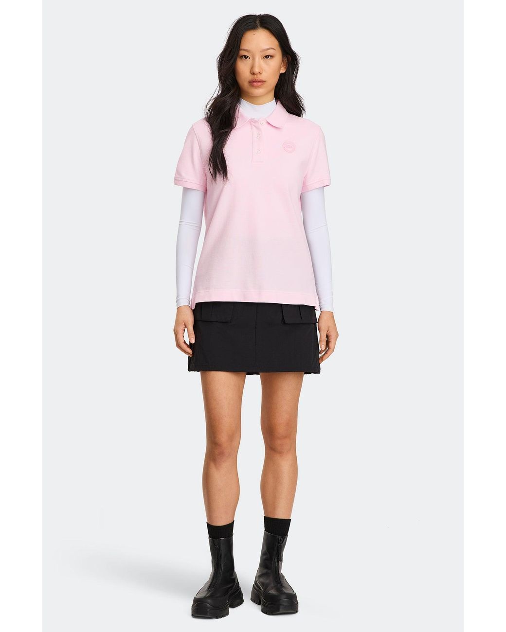 Canada Goose Pink Almira Polo