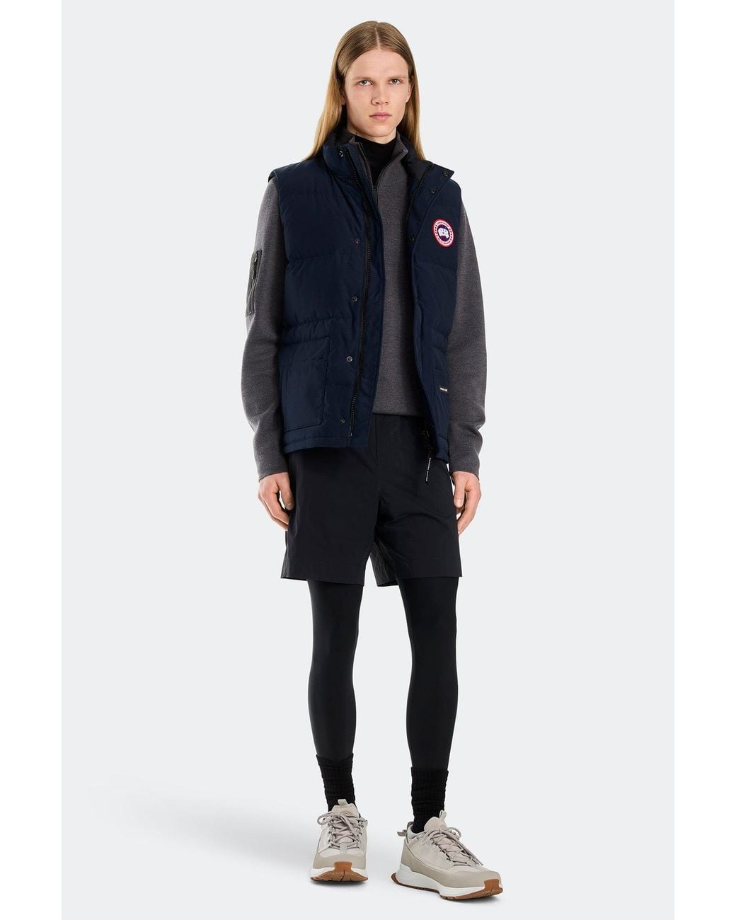 Canada Goose Blue Freestyle Crew Vest for men