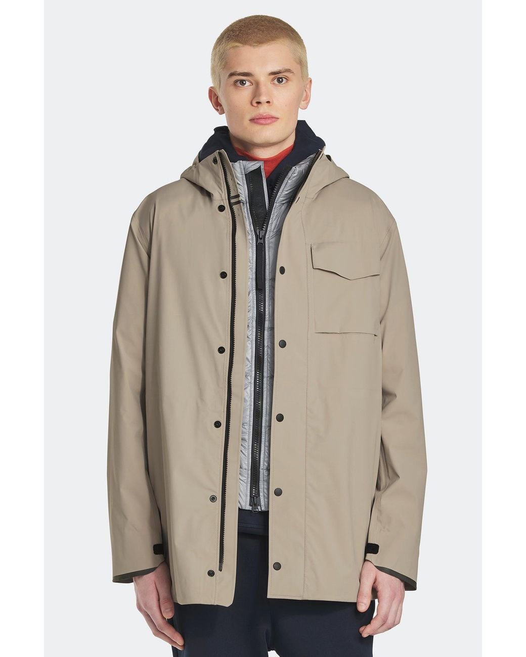 Canada Goose Natural Nanaimo Rain Jacket Disc for men