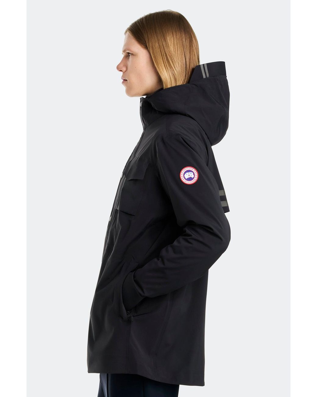 Canada Goose Blue Nanaimo Rain Jacket for men