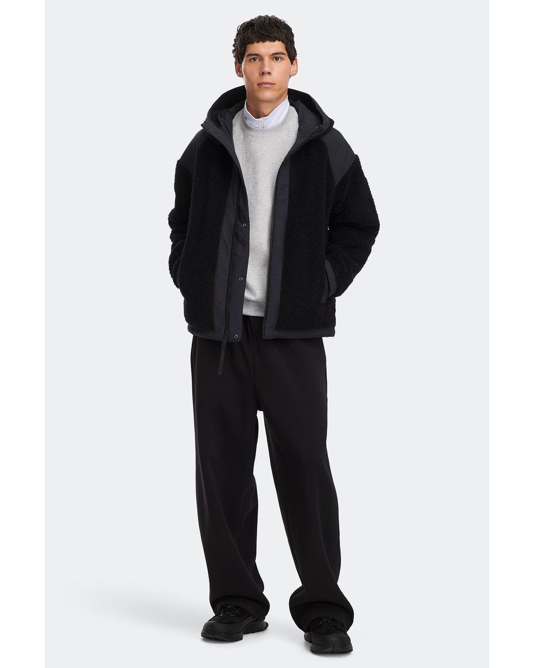 Canada Goose Black Alberni Reversible Fleece Bomber for men