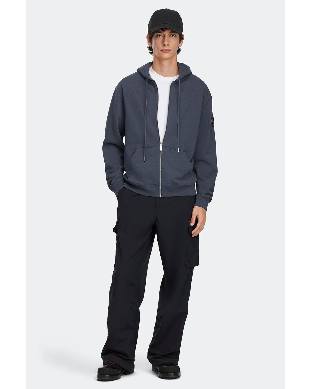 Canada Goose Blue Loon Full Zip Hoodie Disc for men