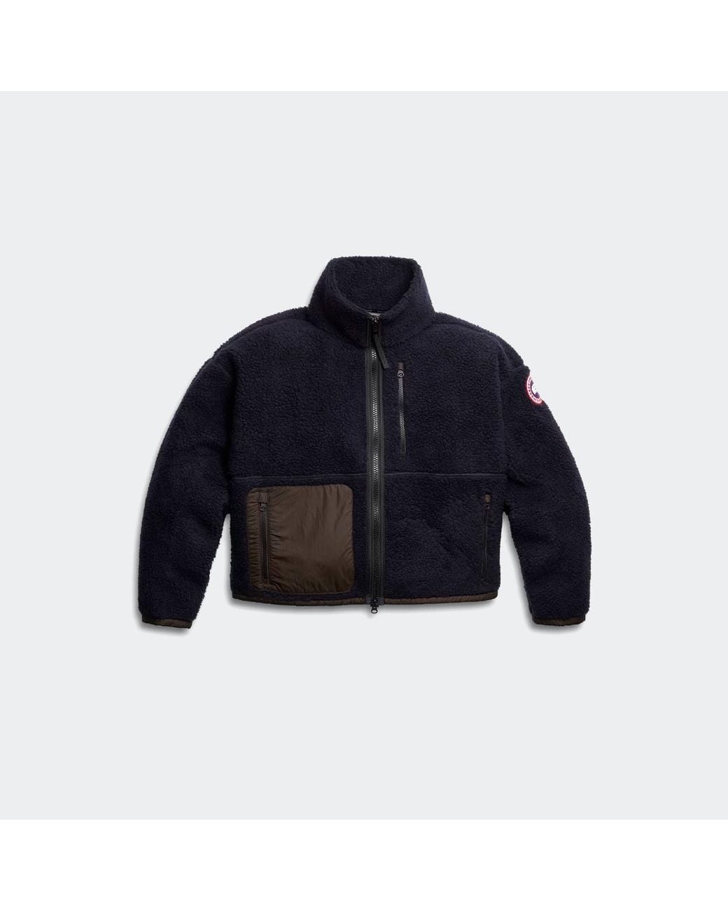 Canada Goose Blue Simcoe Zip Up Fleece Jacket