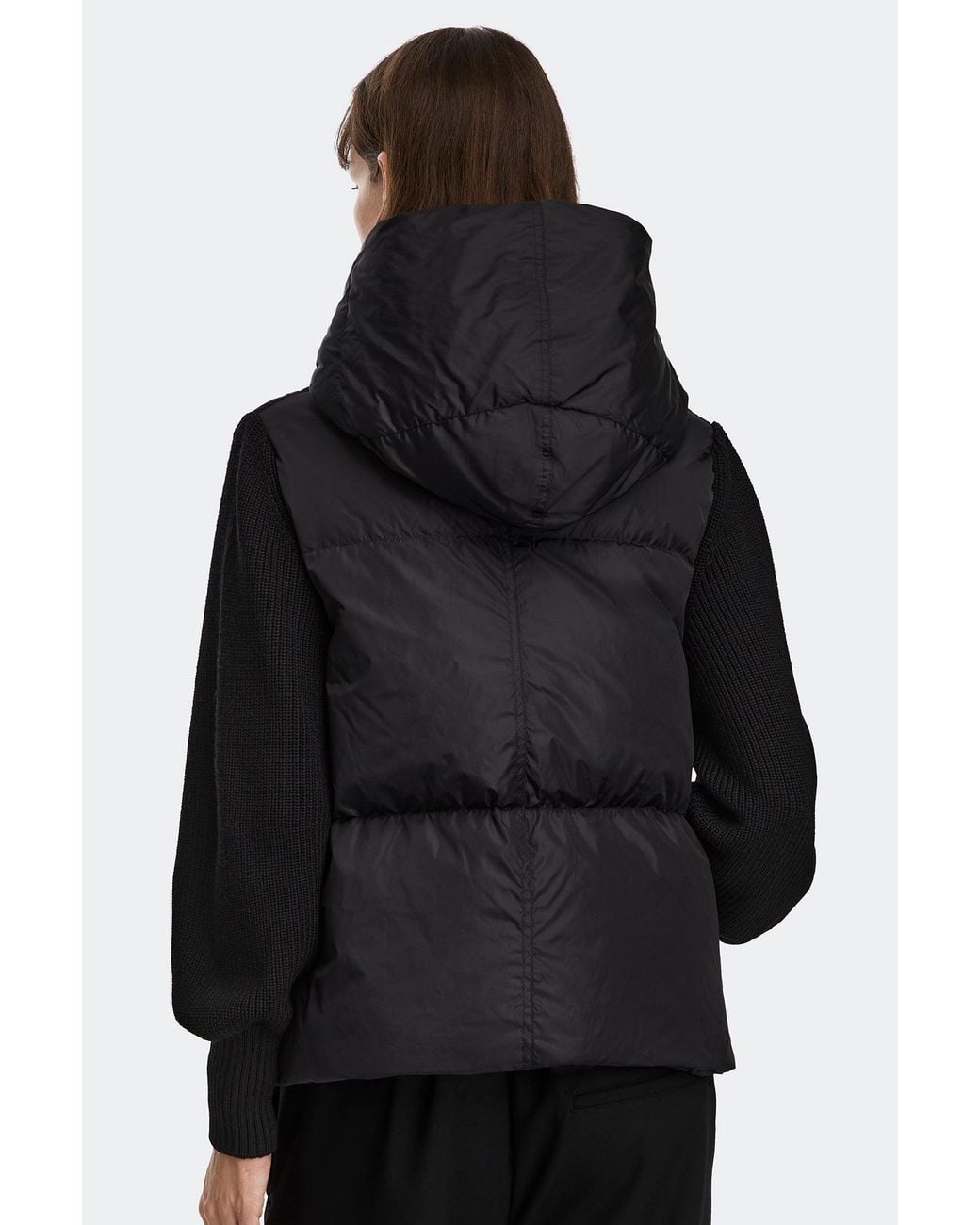 Canada Goose Black Hybridge Astoria Knit Hoodie