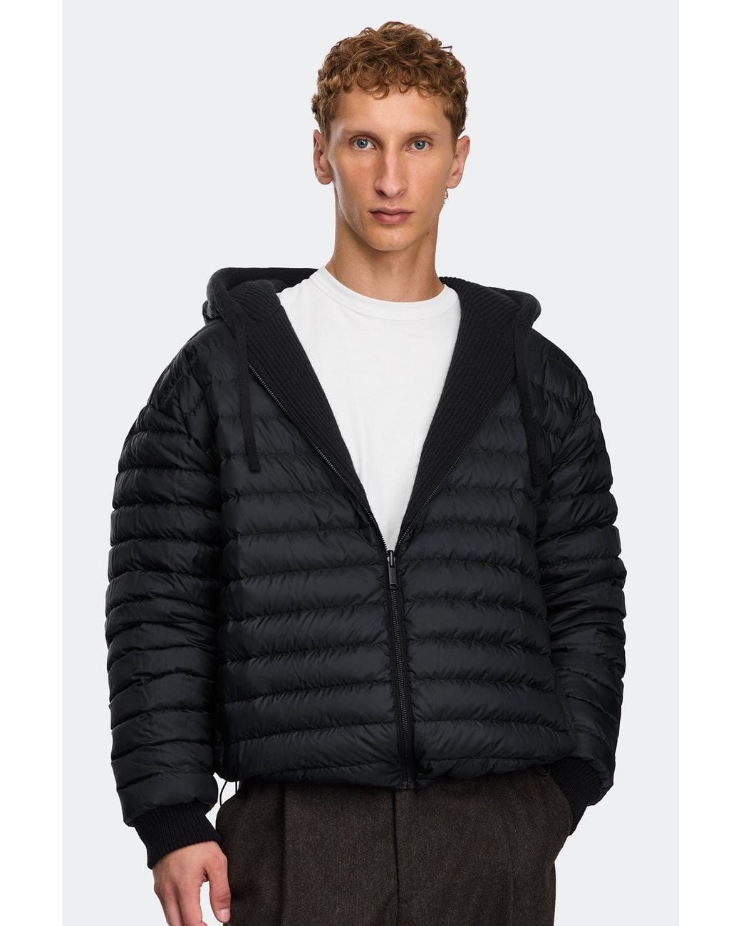 Canada Goose Black Hybridge Hunter Full Zip Hoodie for men