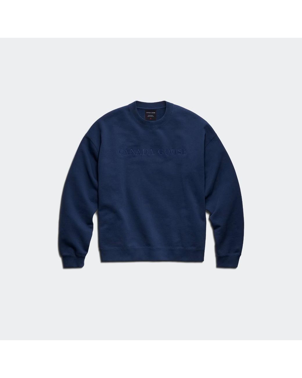 Canada Goose Blue Rove Embroidered Sweatshirt for men