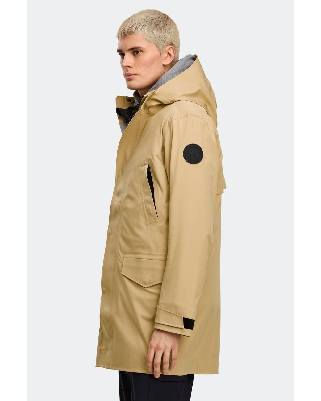 Canada Goose Natural Barclay Rain Jacket Disc for men