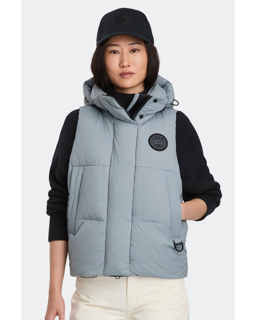 Canada Goose Black Junction Puffer Vest Disc