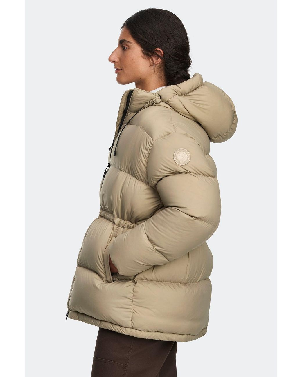 Canada Goose Natural Fallon Puffer Coat