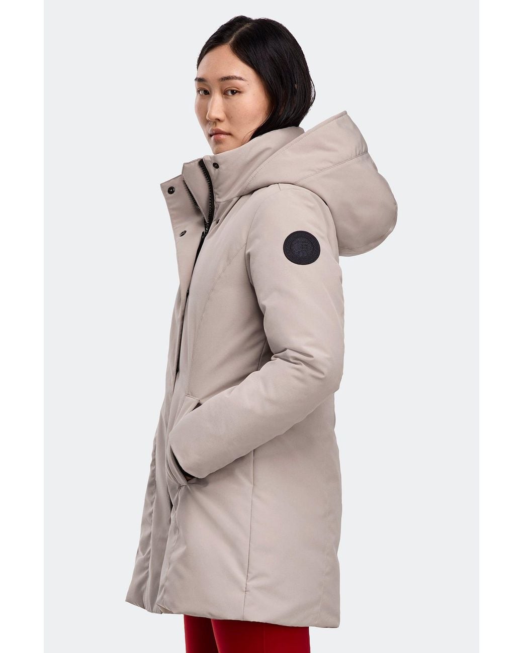 Canada Goose Natural Leslie Parka Disc