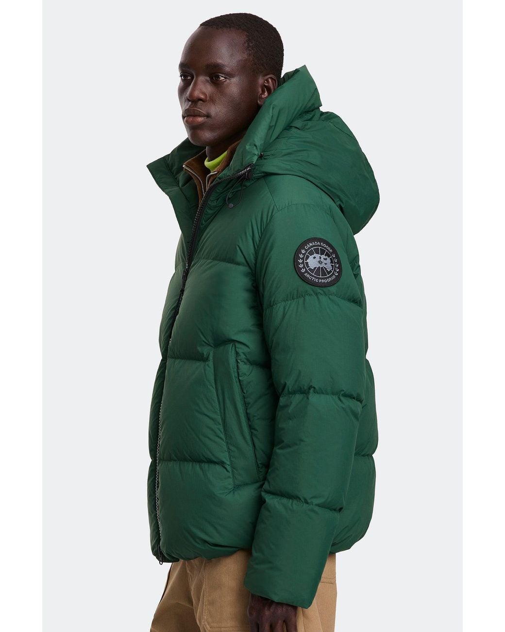 Canada Goose Green Crofton Enduraluxe Puffer for men