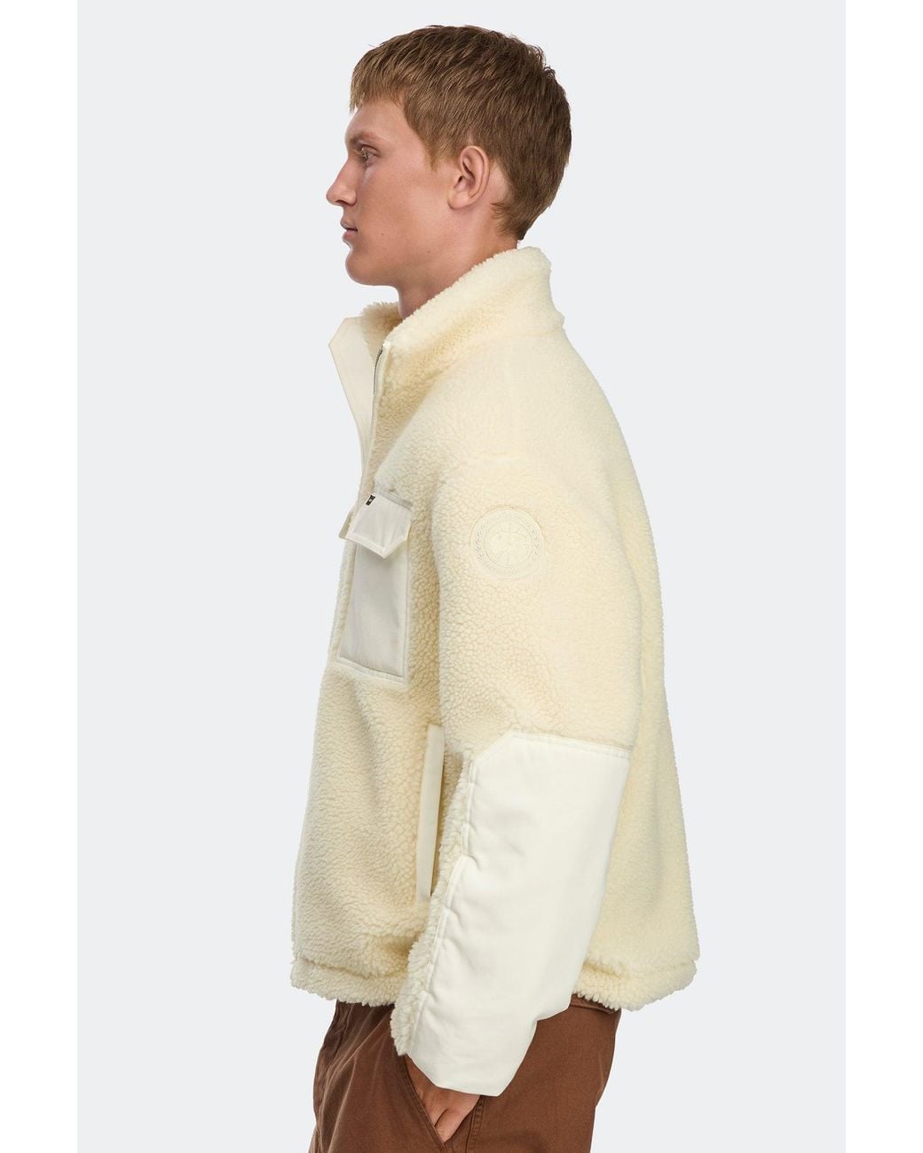 Canada Goose Natural Harrier Fleece Jacket for men
