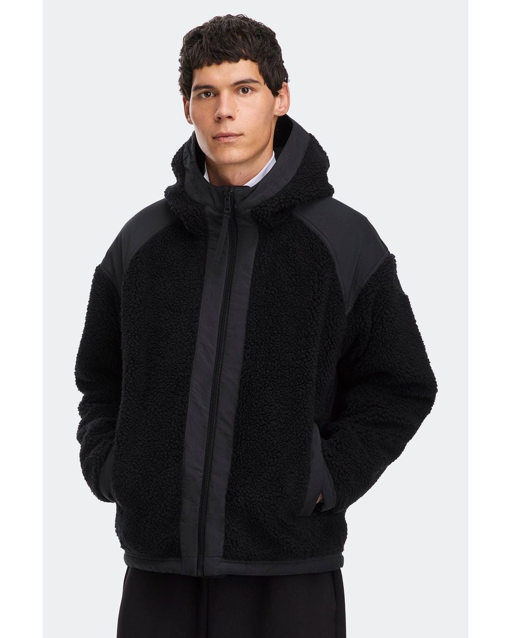 Canada Goose Black Alberni Reversible Fleece Bomber for men