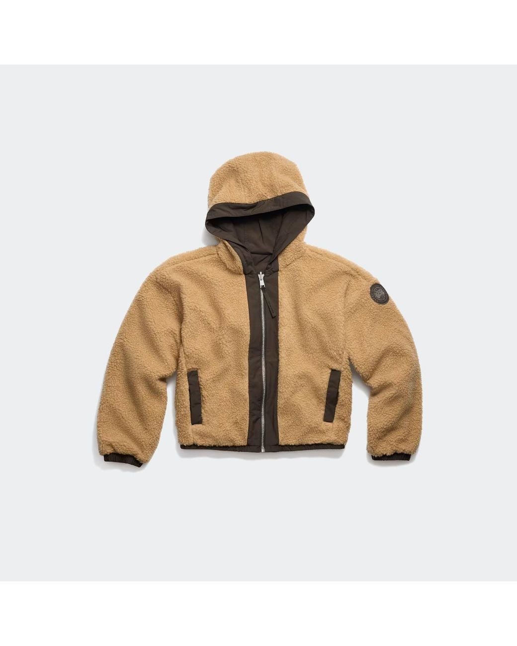 Canada Goose Natural Alberni Reversible Fleece Bomber