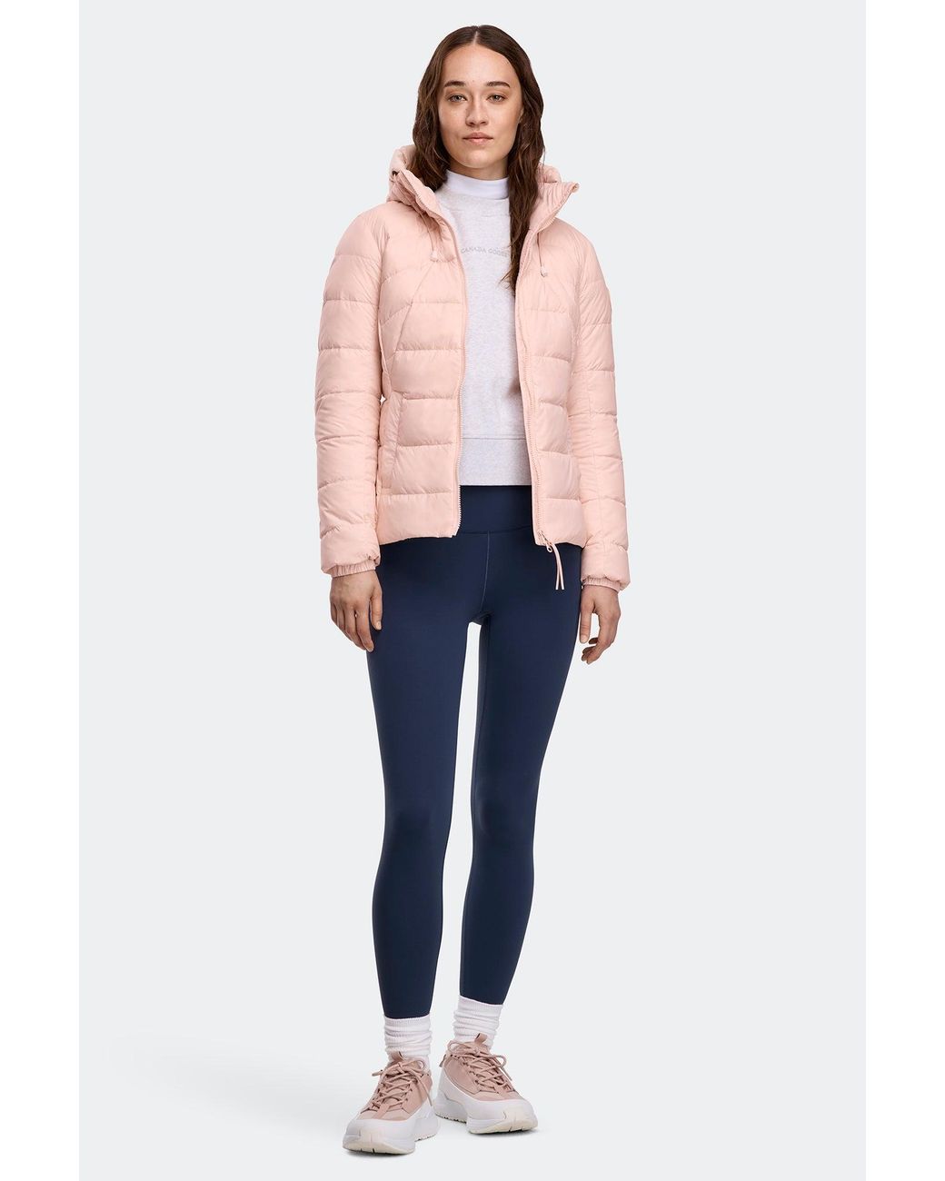 Canada Goose Natural Abbott Hoodie Tonal Disc