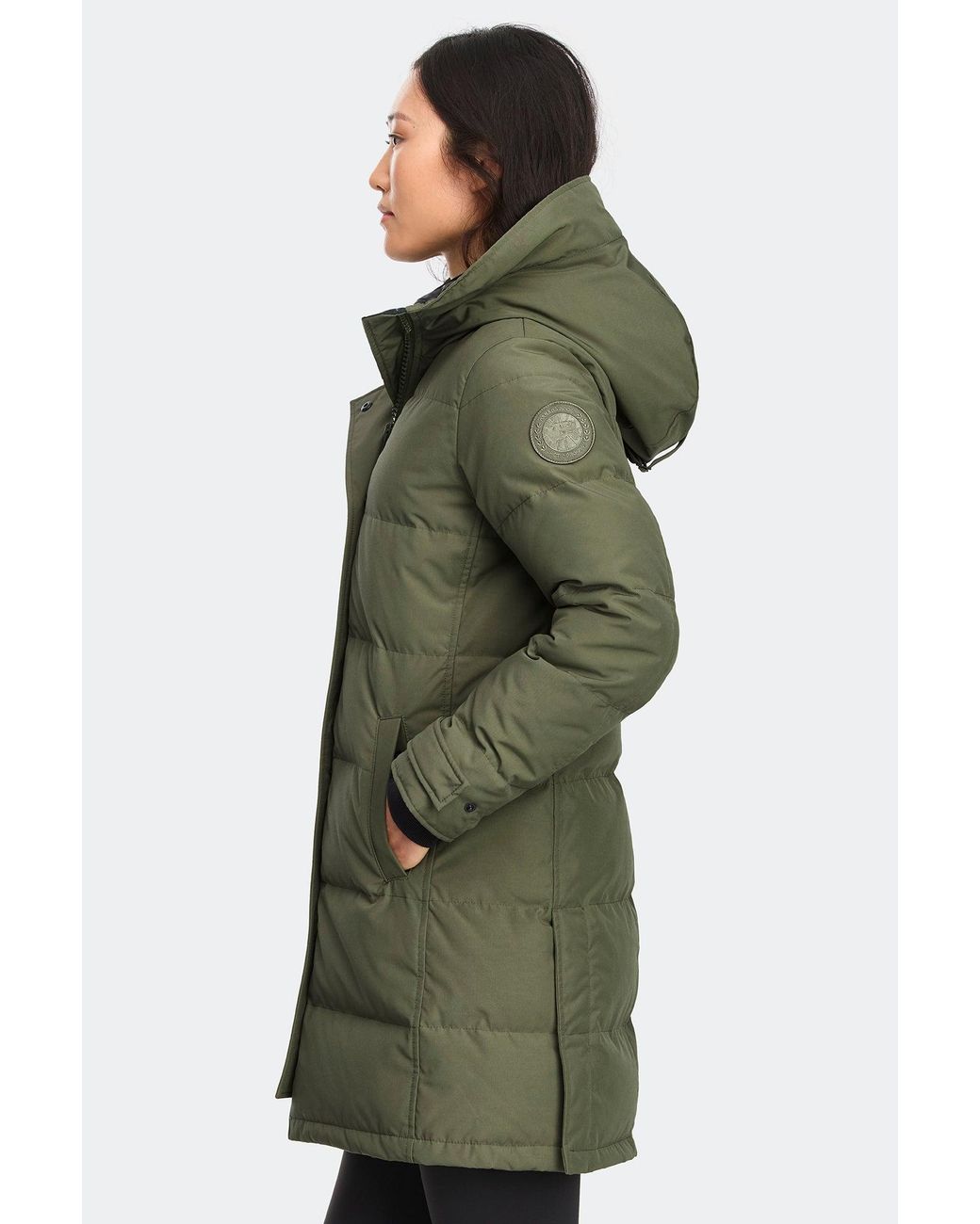 Canada Goose Green Shelburne Parka Tonal Disc