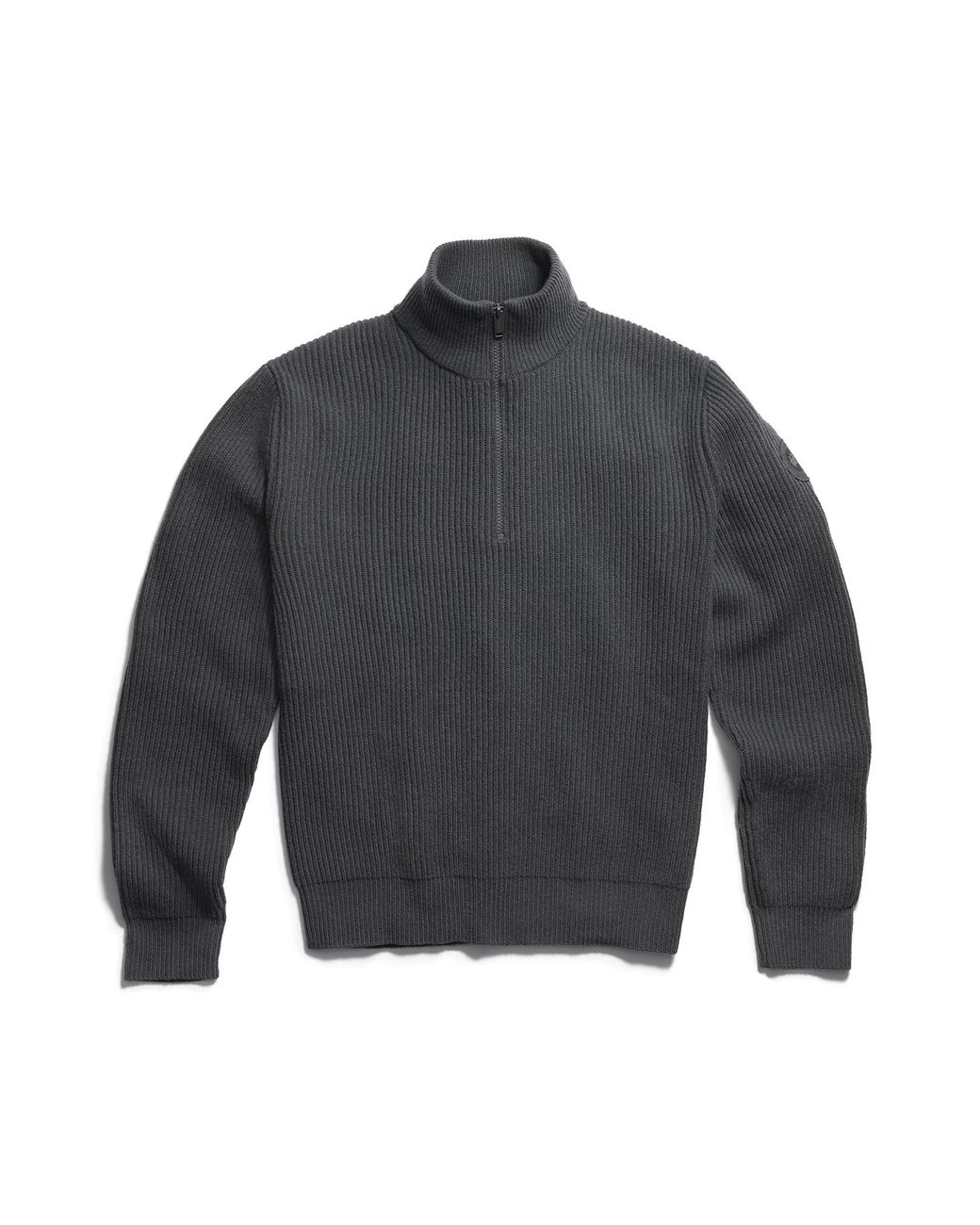 Canada Goose Black Mckinney Knit Quarter Zip for men