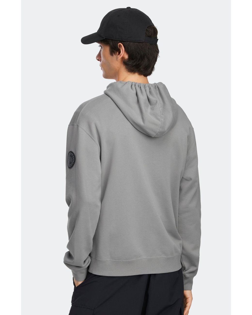 Canada Goose Gray Loon Full Zip Hoodie Disc for men