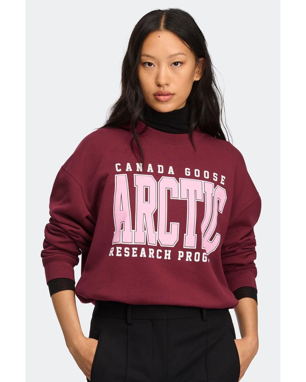 Canada Goose Red Wander Arctic Sweatshirt