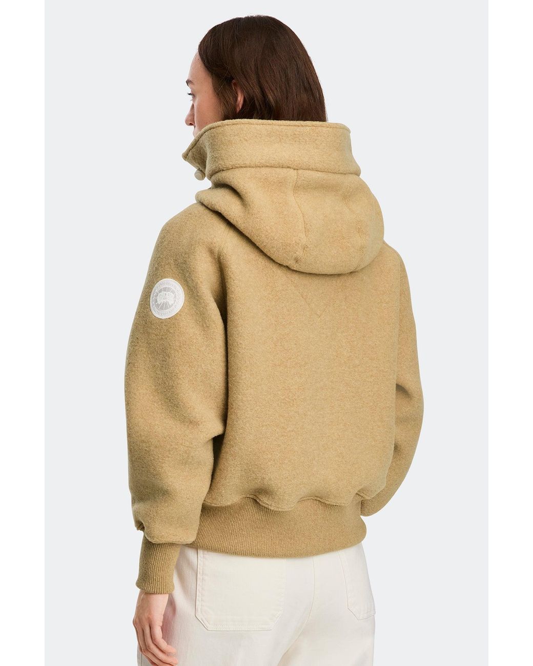 Canada Goose Natural Chilliwack Fleece Bomber Disc