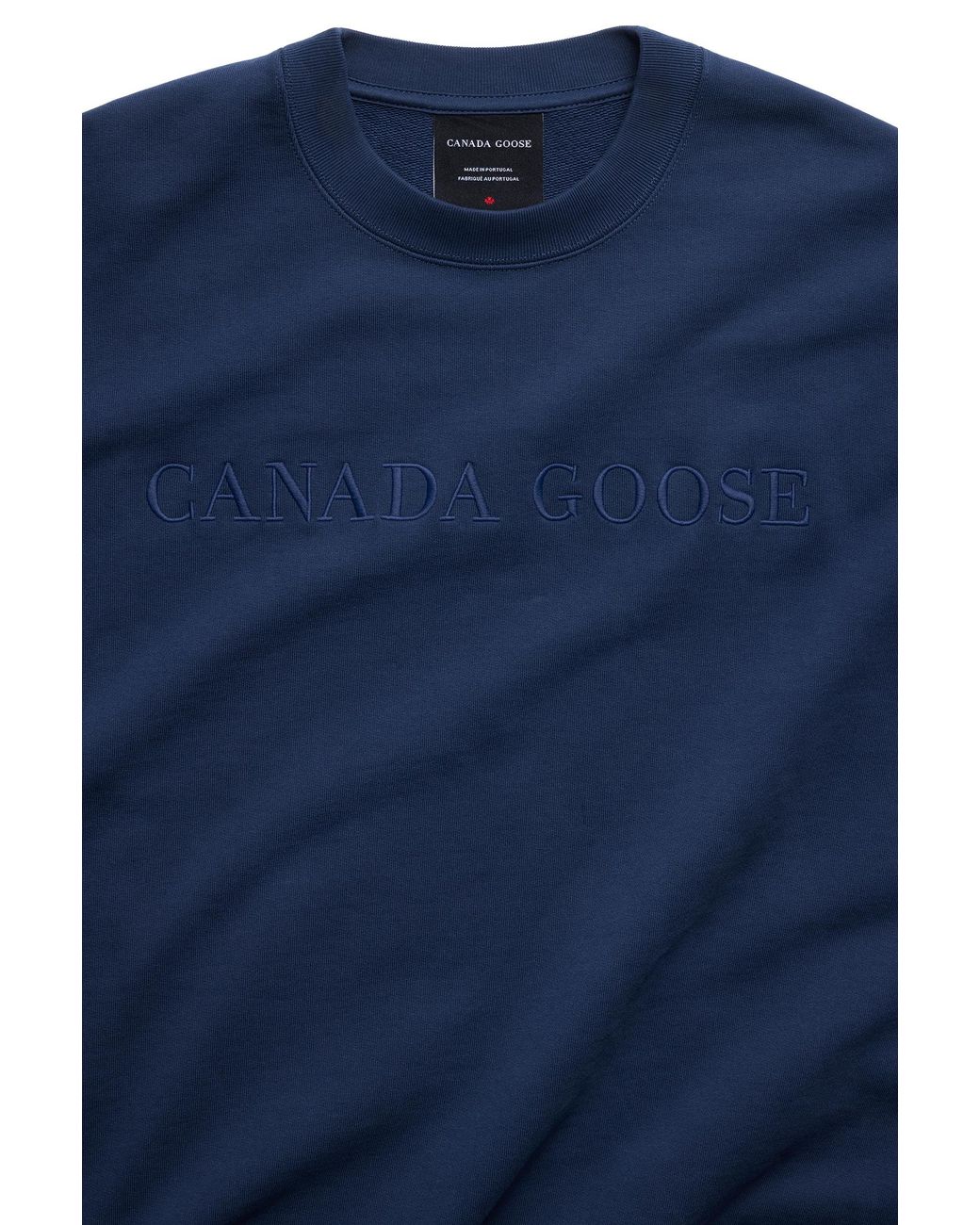 Canada Goose Blue Rove Embroidered Sweatshirt for men
