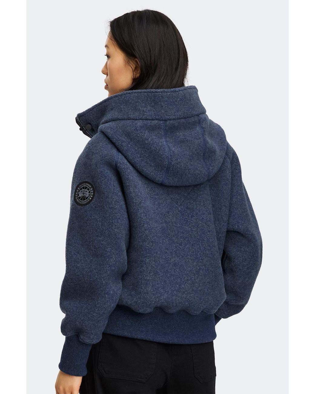 Canada Goose Blue Chilliwack Fleece Bomber Disc