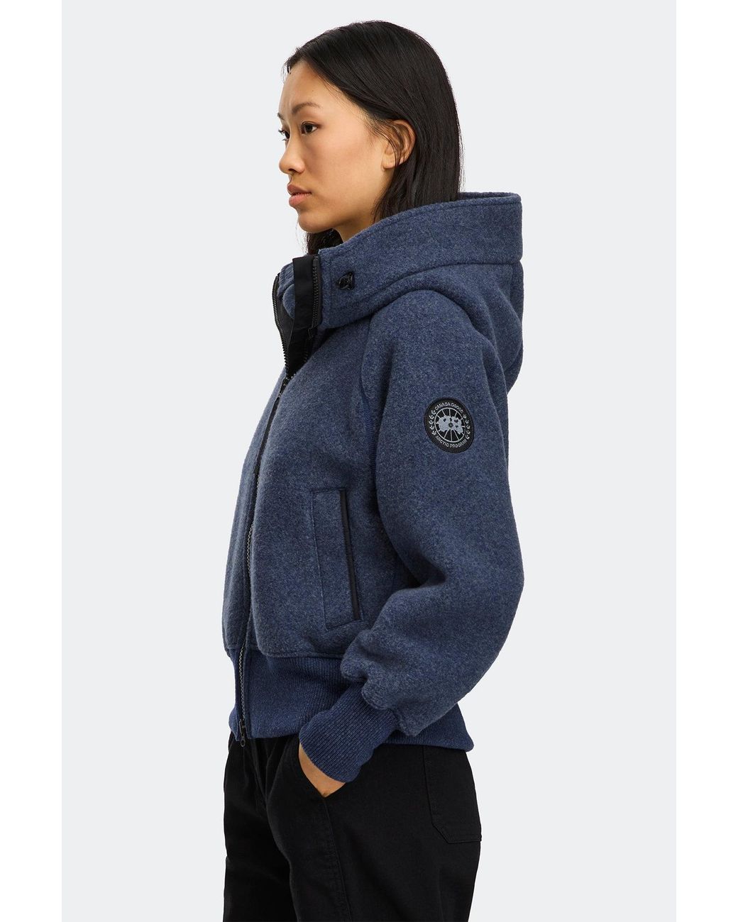 Canada Goose Blue Chilliwack Fleece Bomber Disc