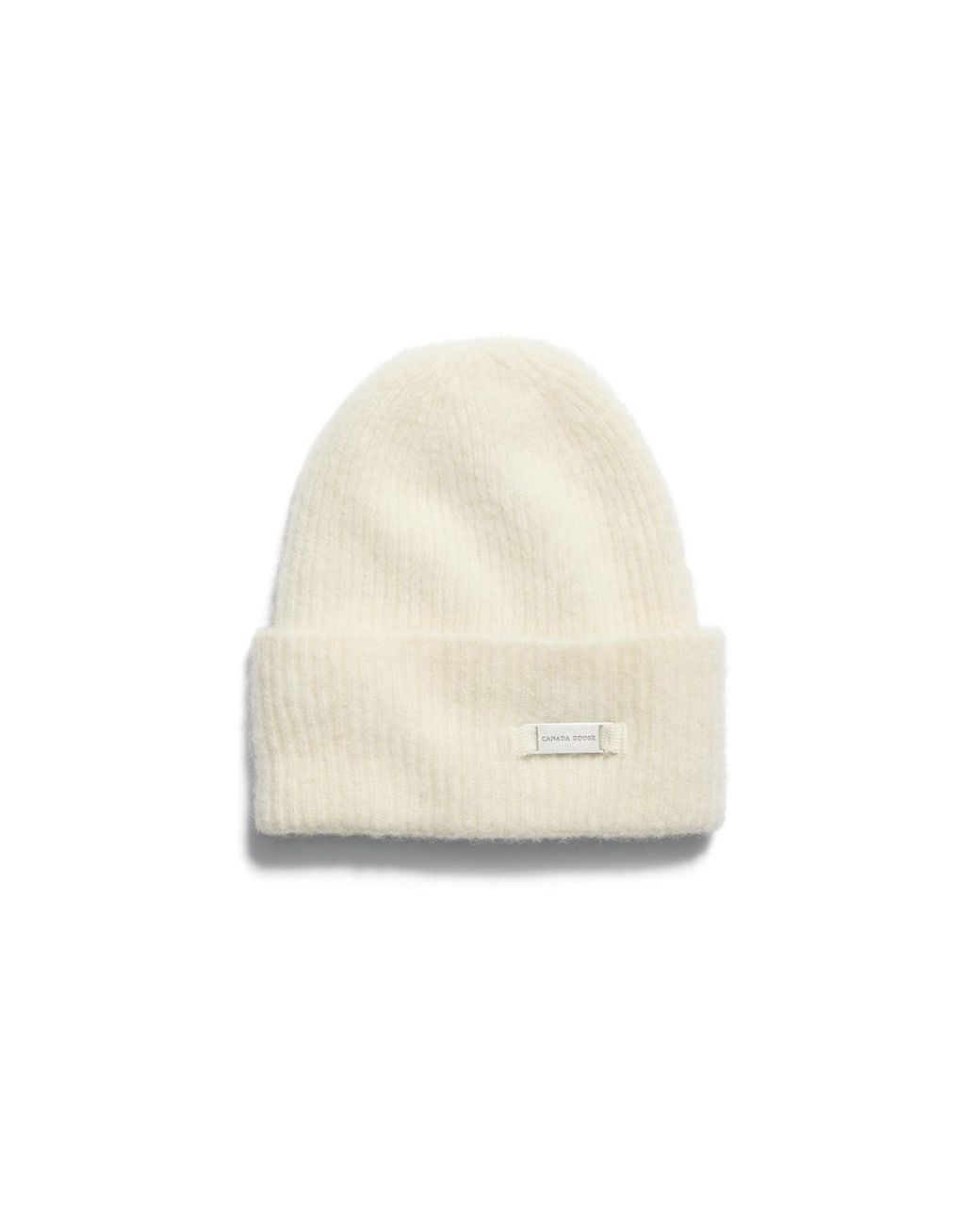 Canada Goose White Alpaca Beanie
