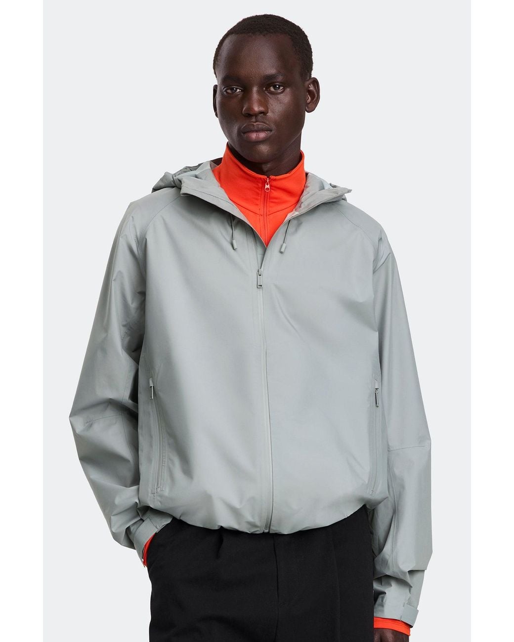 Canada Goose Gray Horizon Rain Jacket for men
