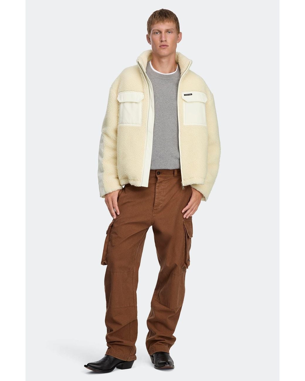 Canada Goose Natural Harrier Fleece Jacket for men