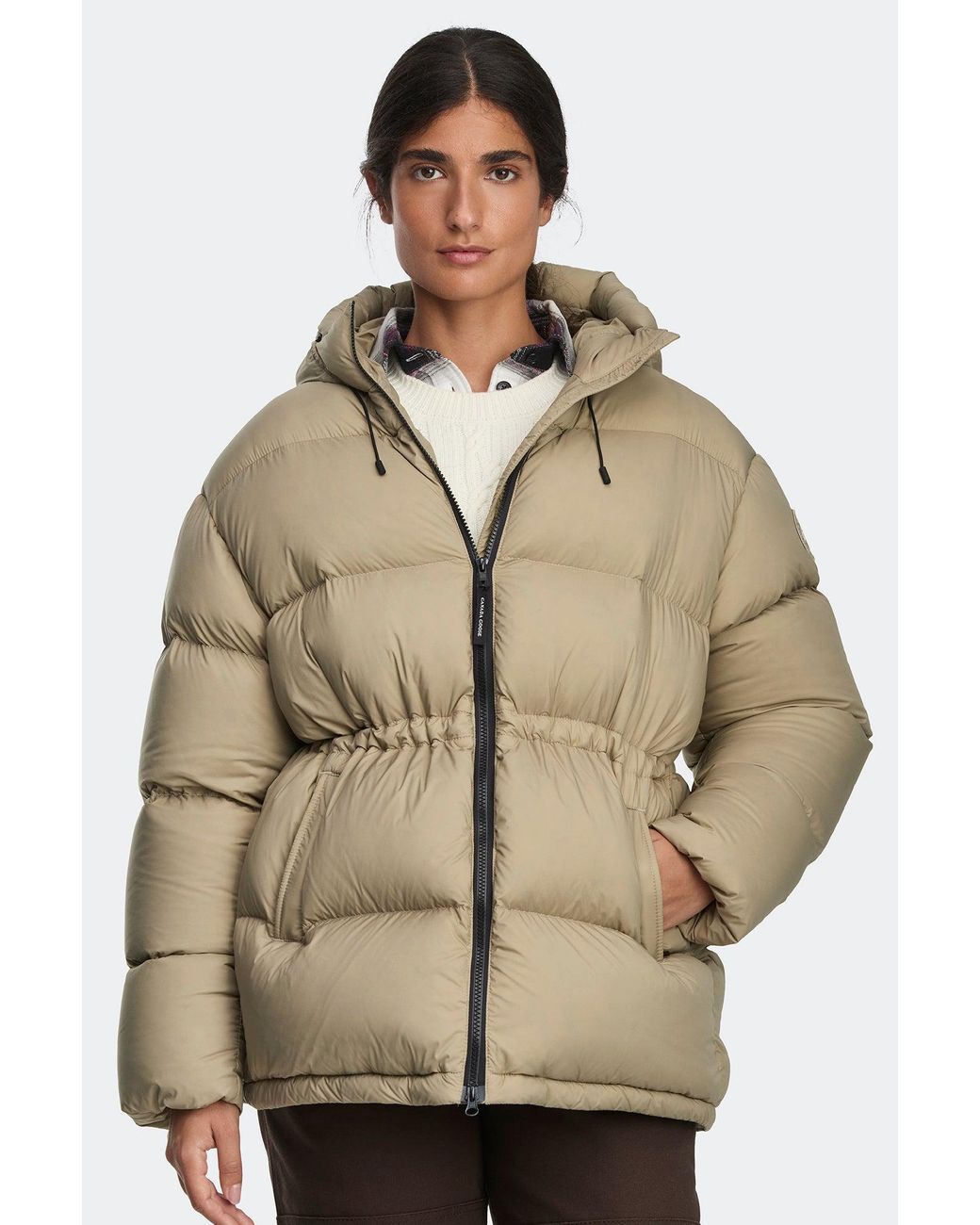Canada Goose Natural Fallon Puffer Coat