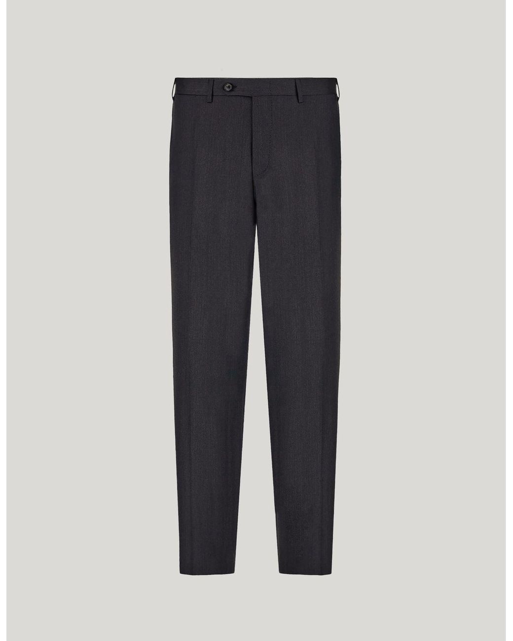 Canali Blue Anthracite Trousers for men