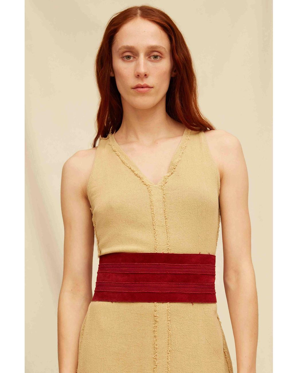 Caravana Red Nazvu Belt Leather