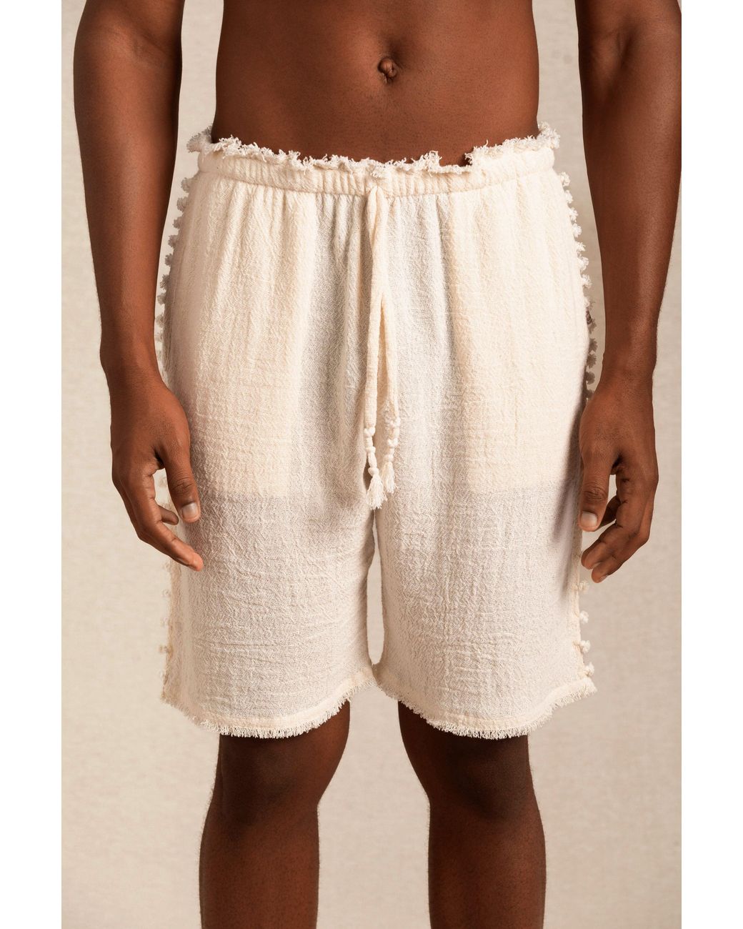Caravana Natural Tankelem Shorts Cotton Jute for men