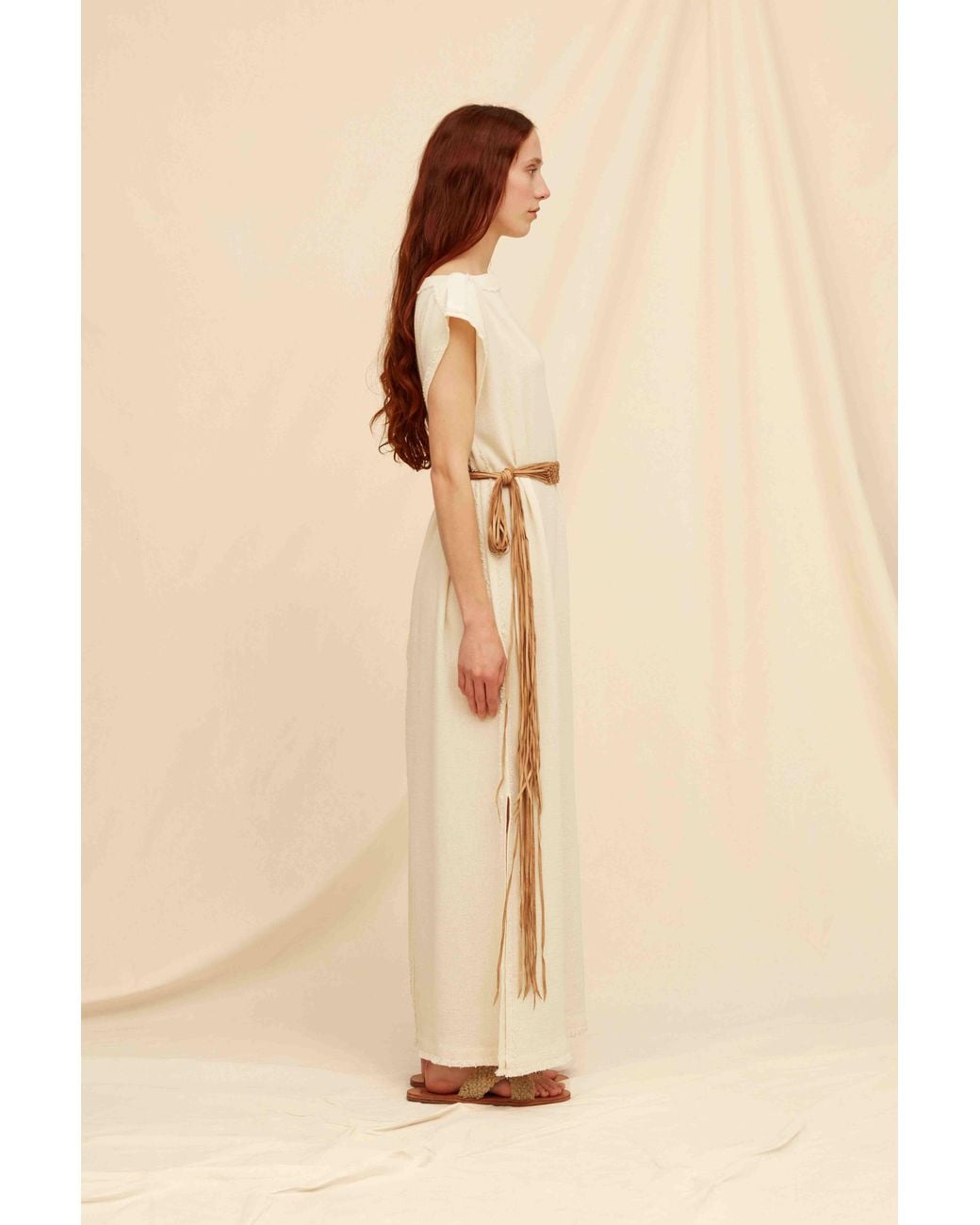Caravana Natural Balche Belt Macramé Leather