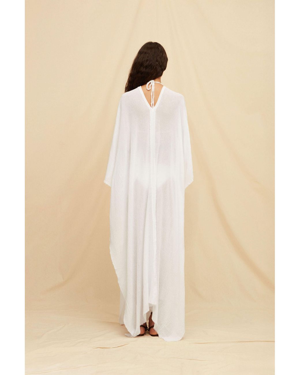 Caravana White Koyok Poncho