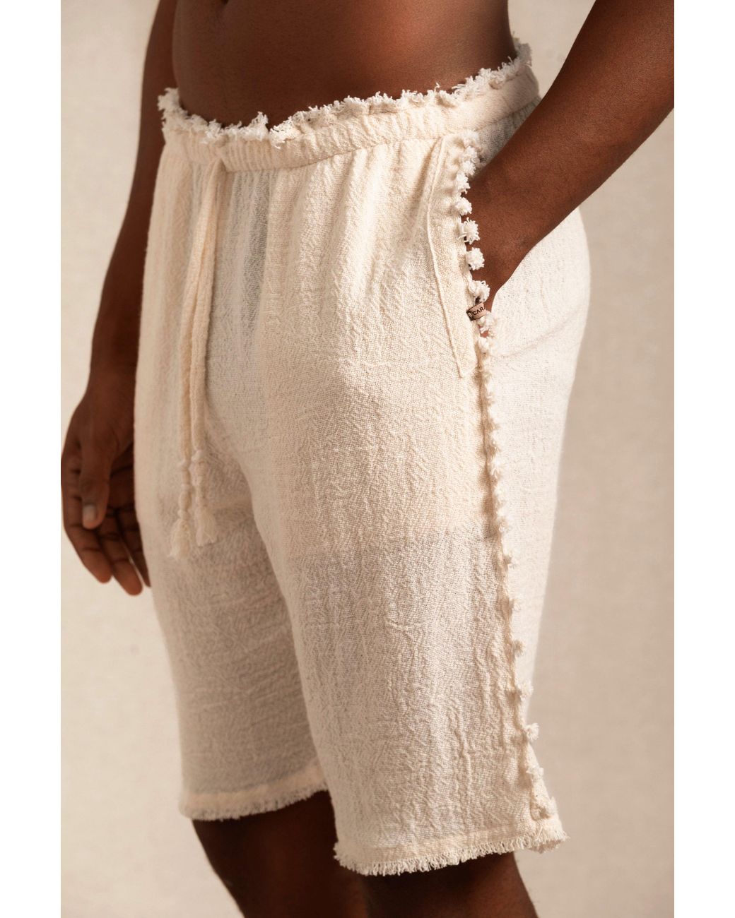 Caravana Natural Tankelem Shorts Cotton Jute for men