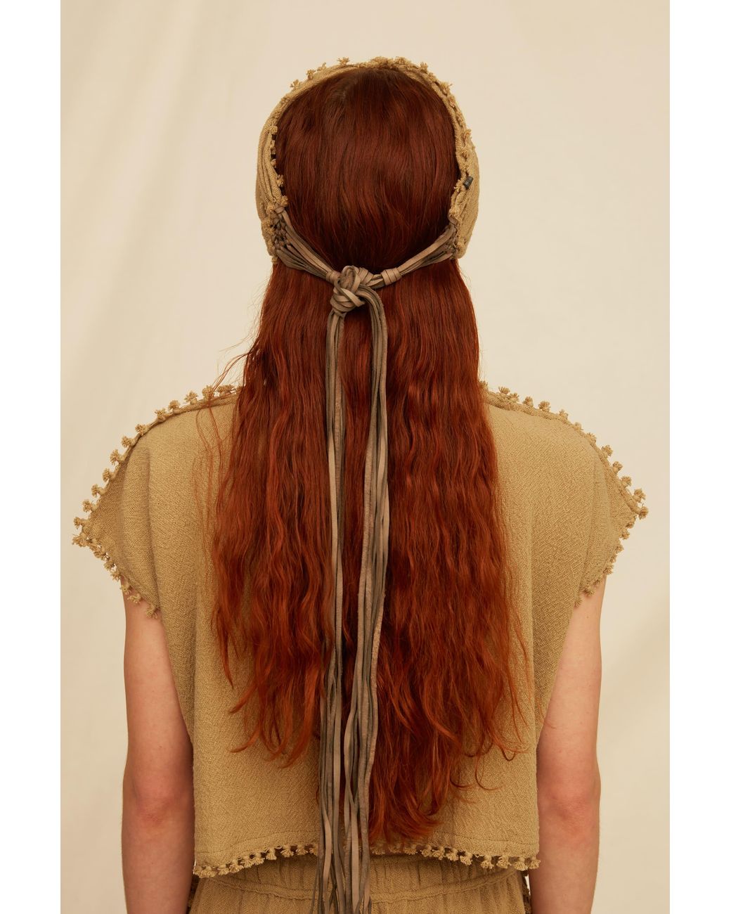 Caravana Brown Ixcan Turban Cotton Jute