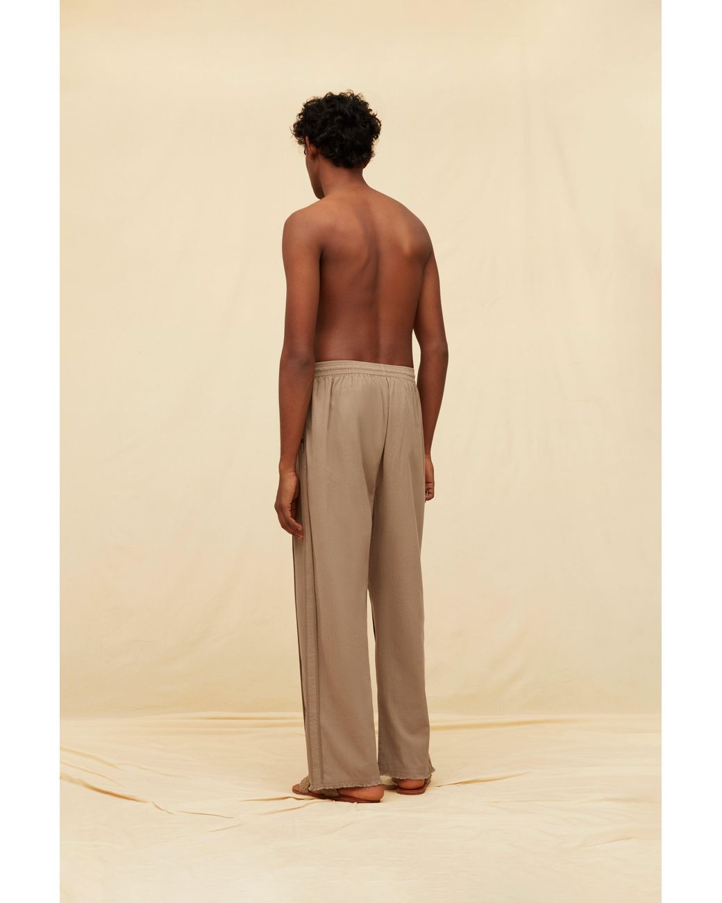Caravana Natural Zhen Pants Cotton Voile for men