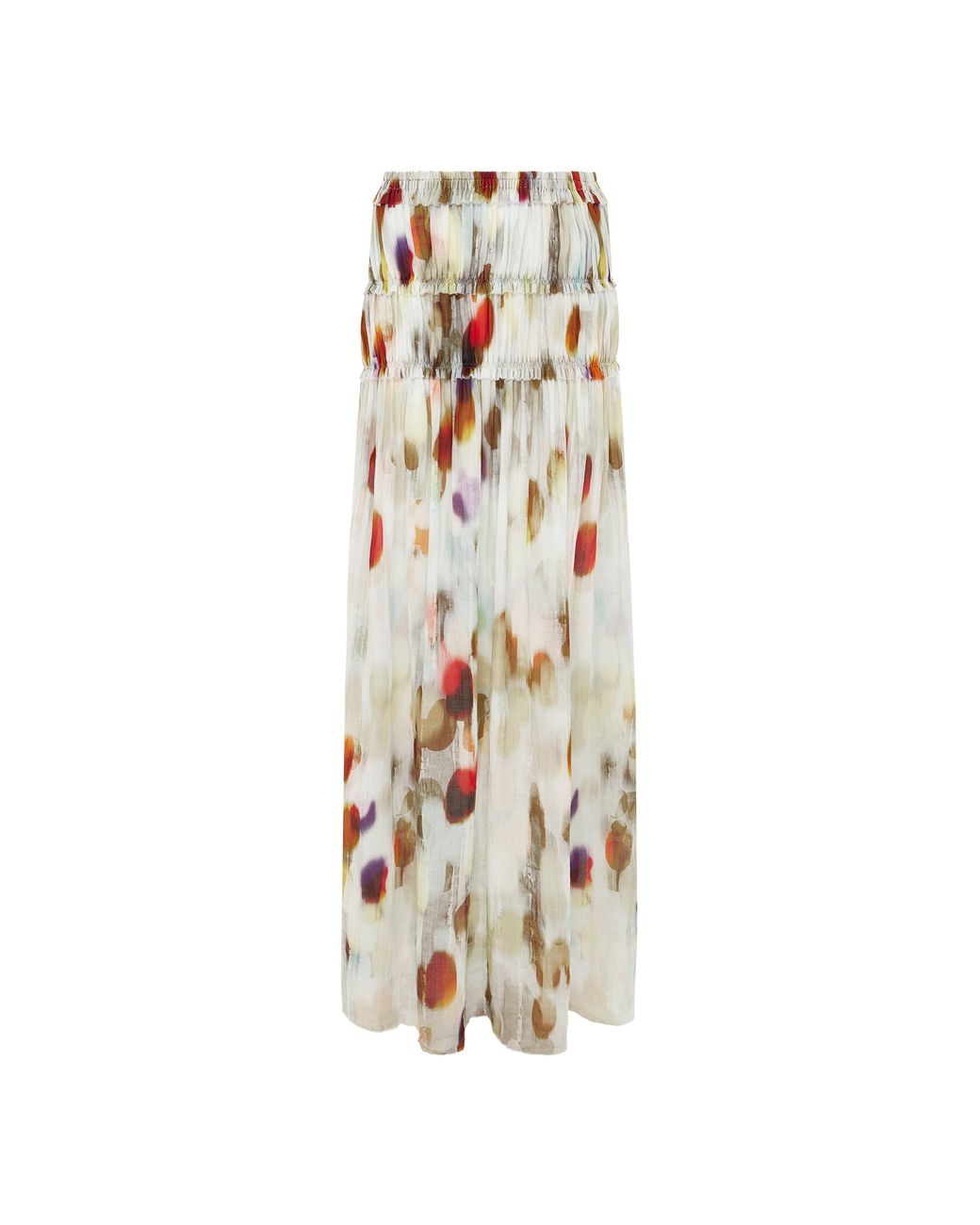 Caravana Green Maelis Maxi Skirt Lyocell Ramie