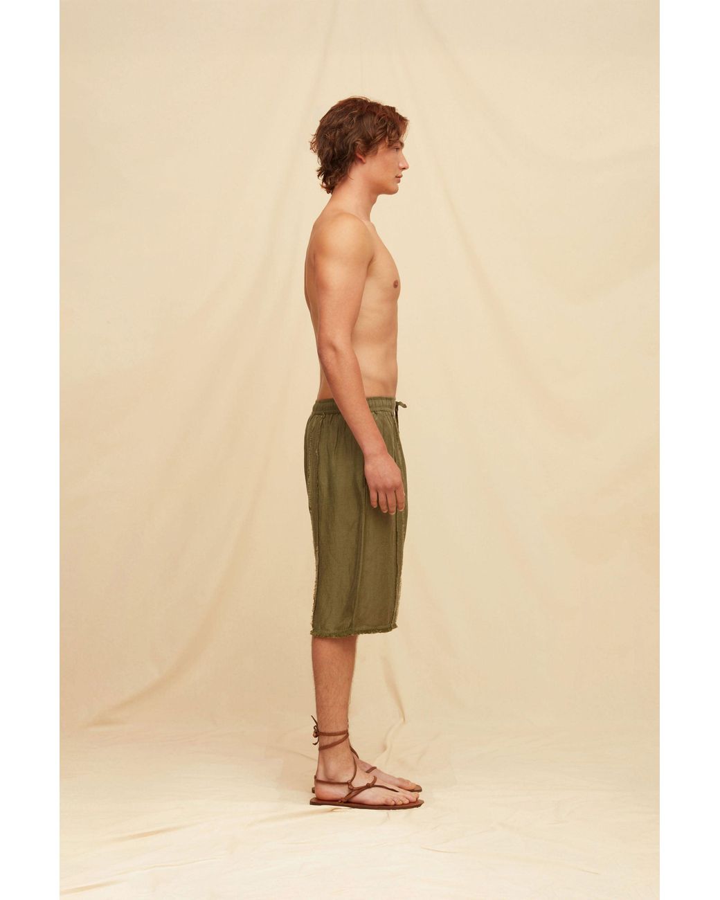 Caravana Green Juuk Shorts for men