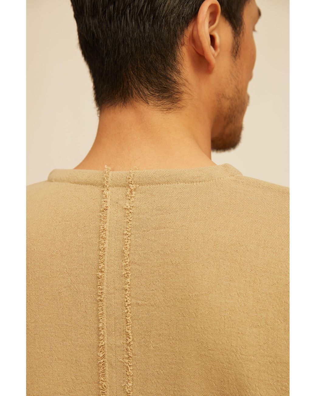 Caravana Brown Ukabil Shirt Cotton Jute for men