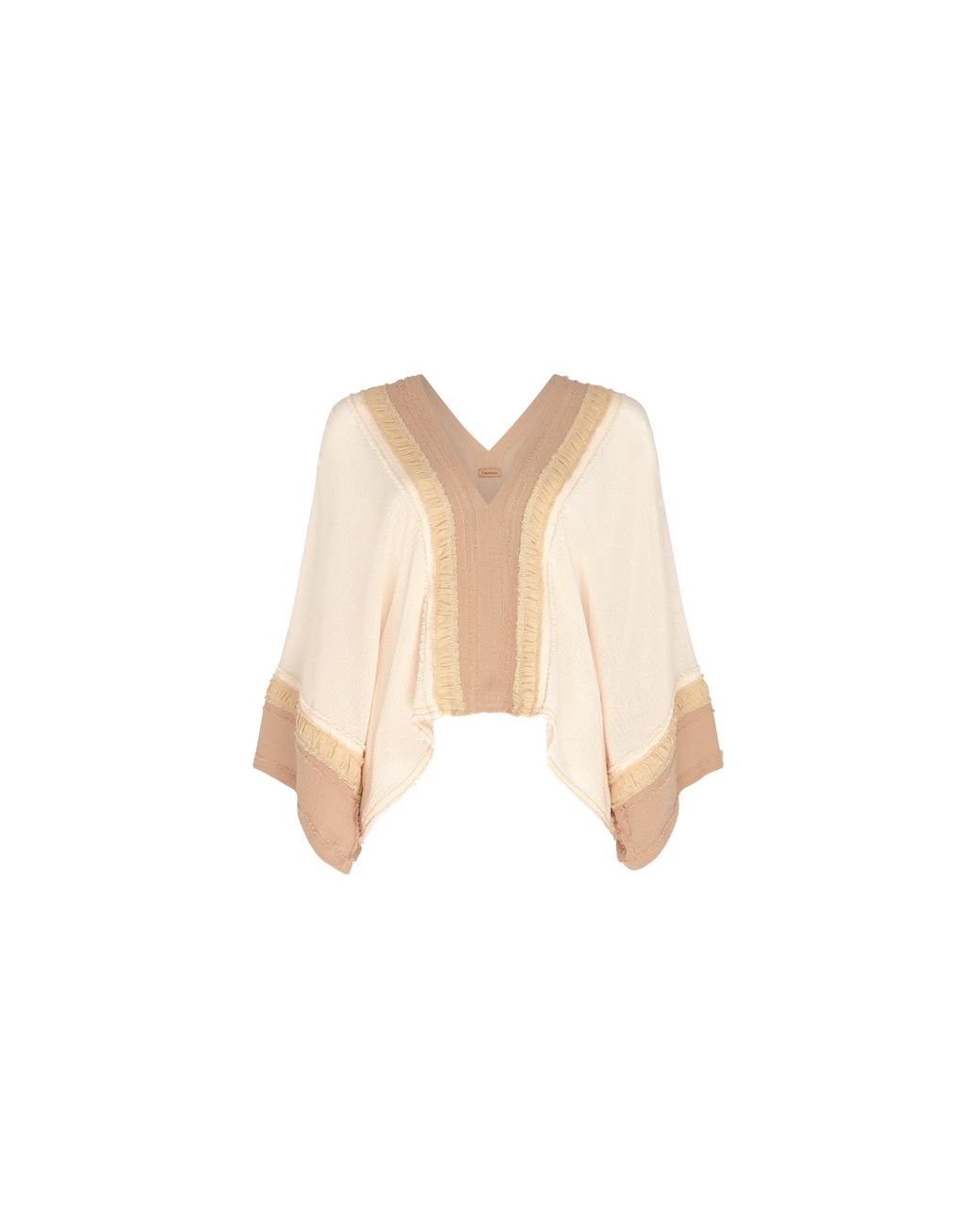 Caravana White Tupi Top Cotton Gauze