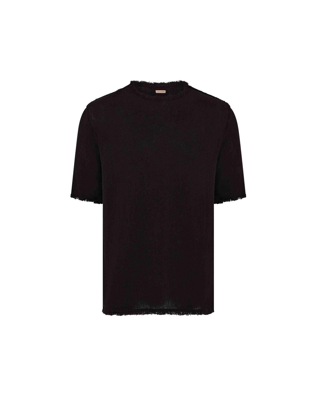 Caravana Black Kimon Shirt Cotton Jute for men