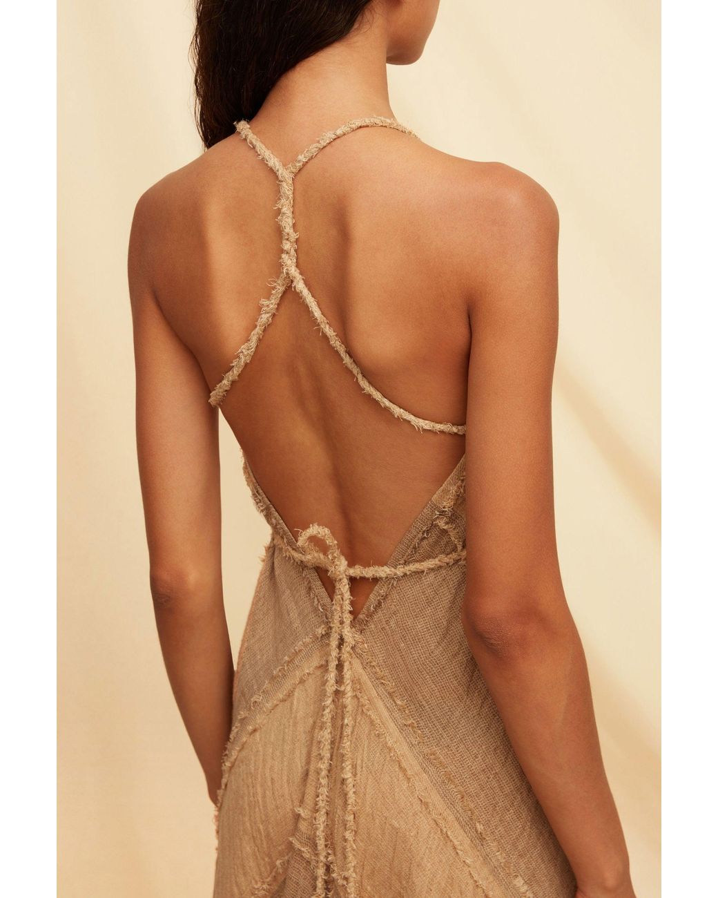 Caravana Brown Kaskimen Lines Dress