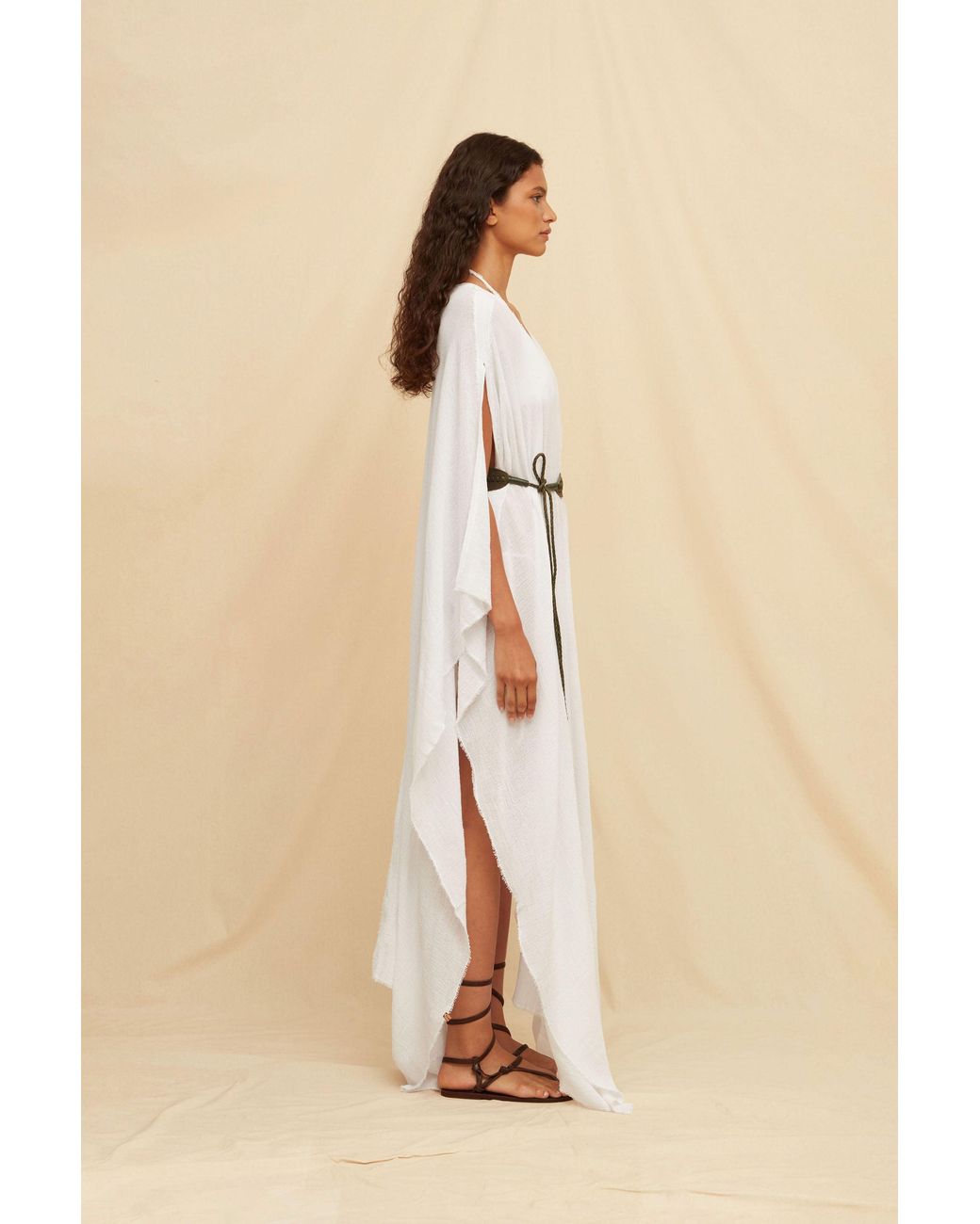 Caravana White Koyok Poncho